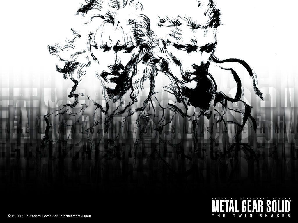 Metal Gear Solid Twin Snakes Desktop Background