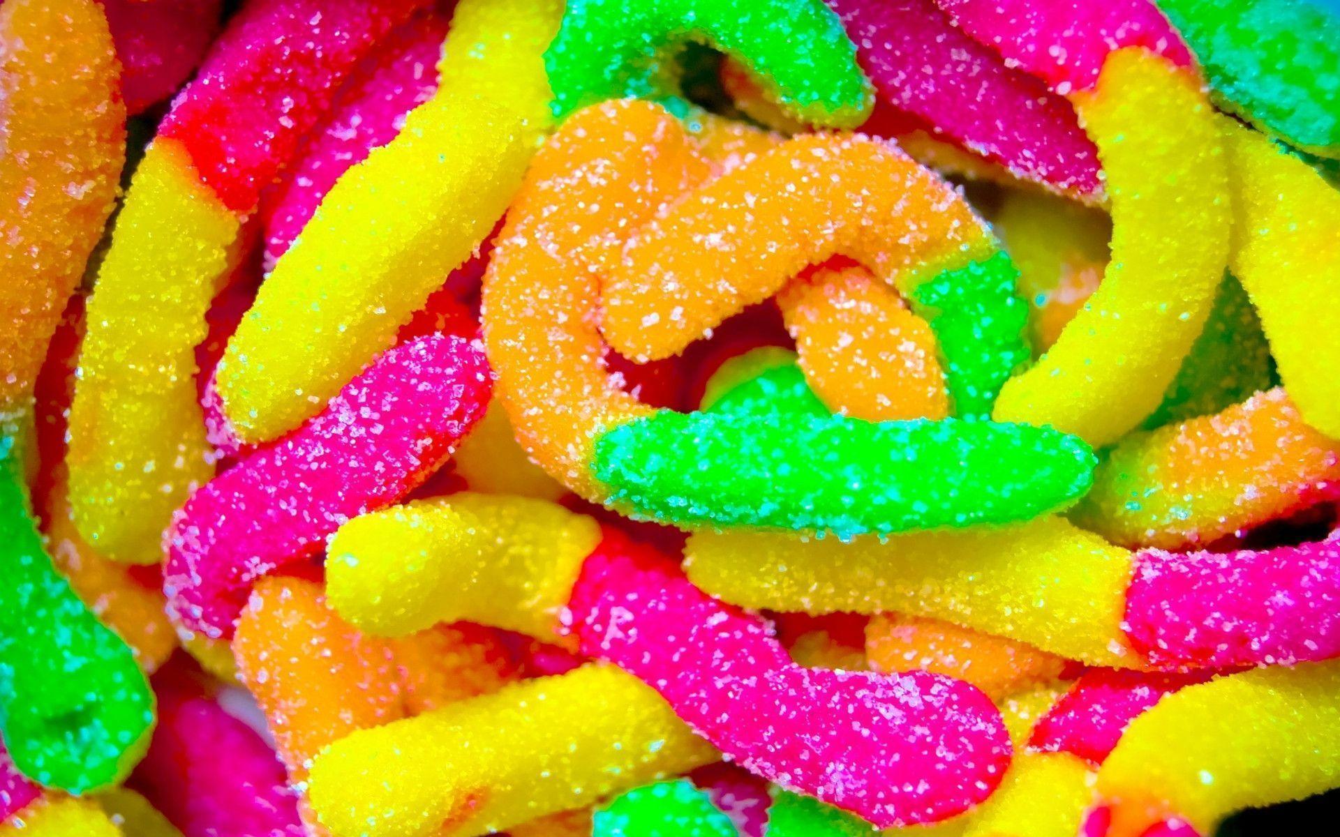 Food candy sweets sugar shapes patterns bright contrast