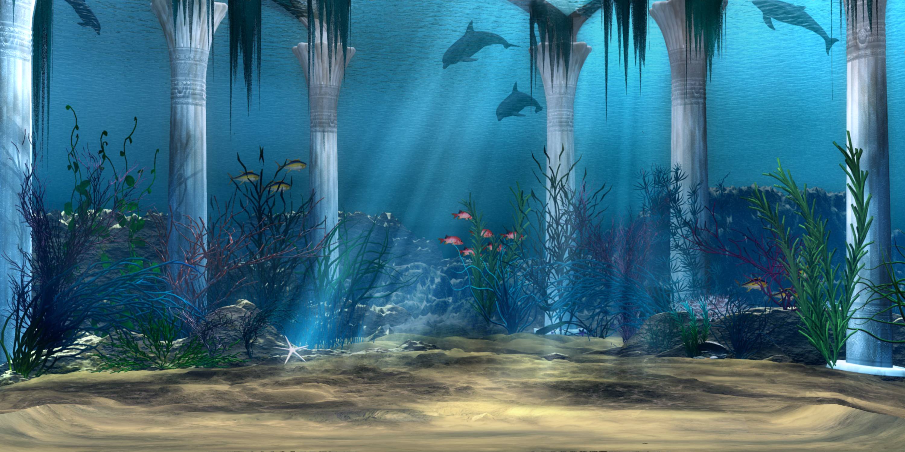 3D Underwater Wallpaper and Background