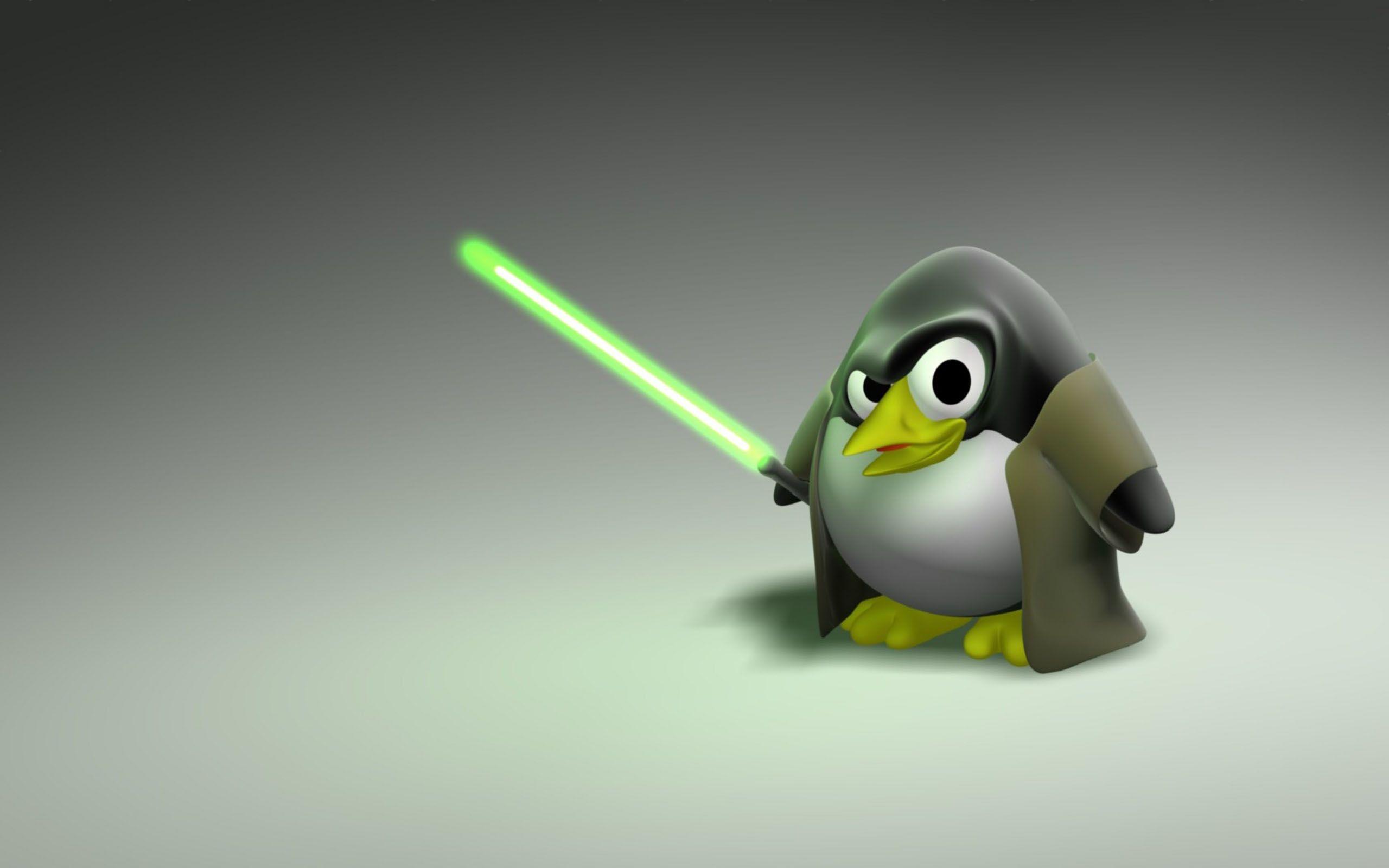 Cool Penguin Linux Wallpaper