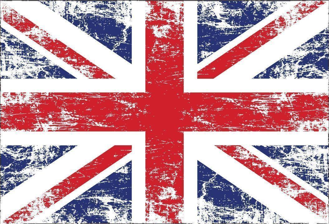 Grunge Style Union Jack Wallpaper from