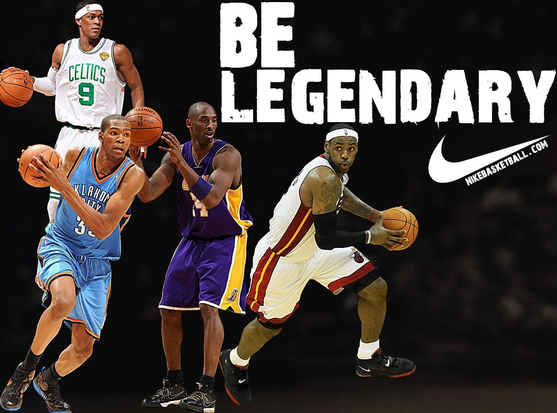 Wallpaper For > Nike Basketball Never Stops Wallpaper