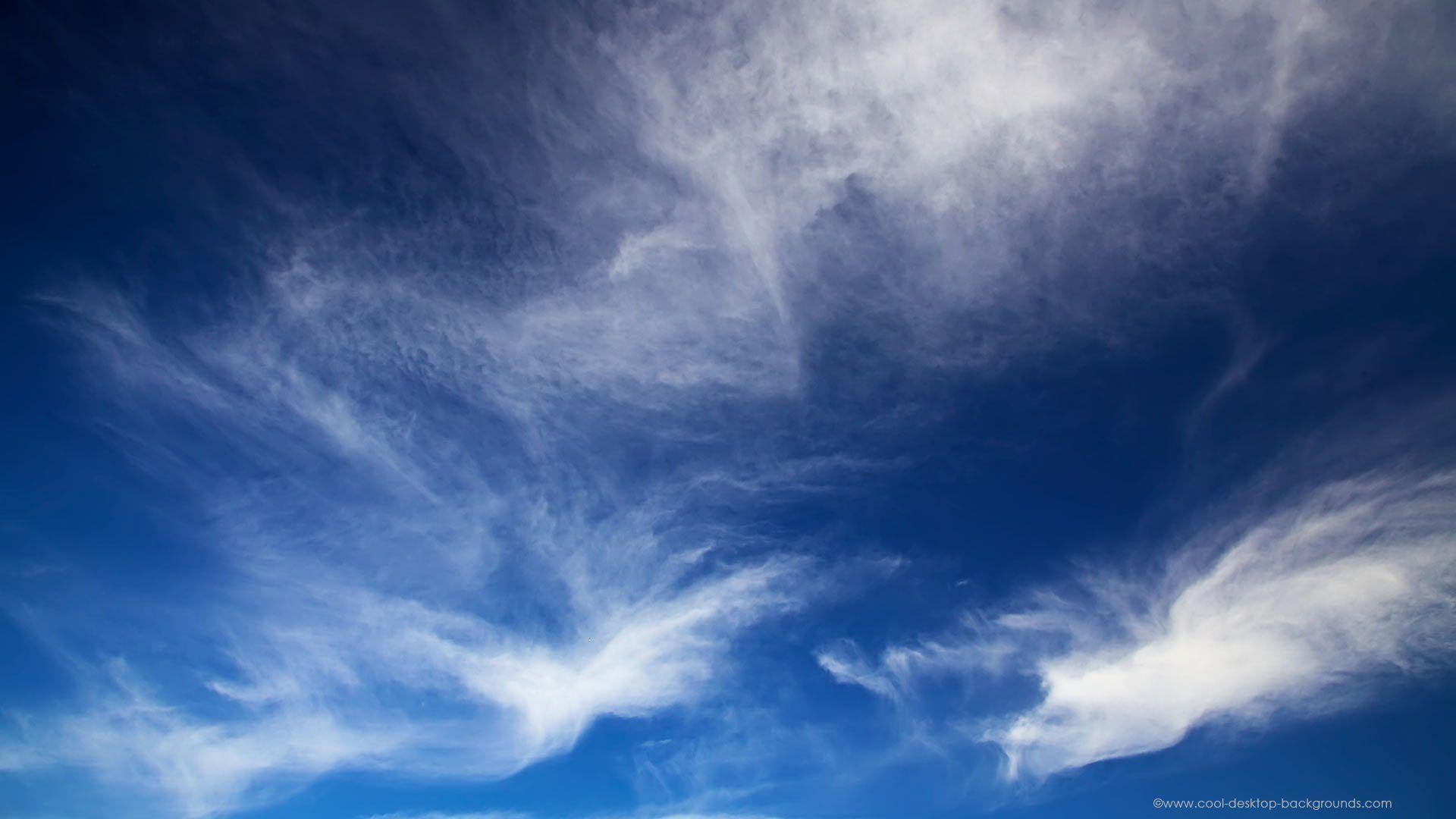 Thin Cirrus Clouds Desktop Background