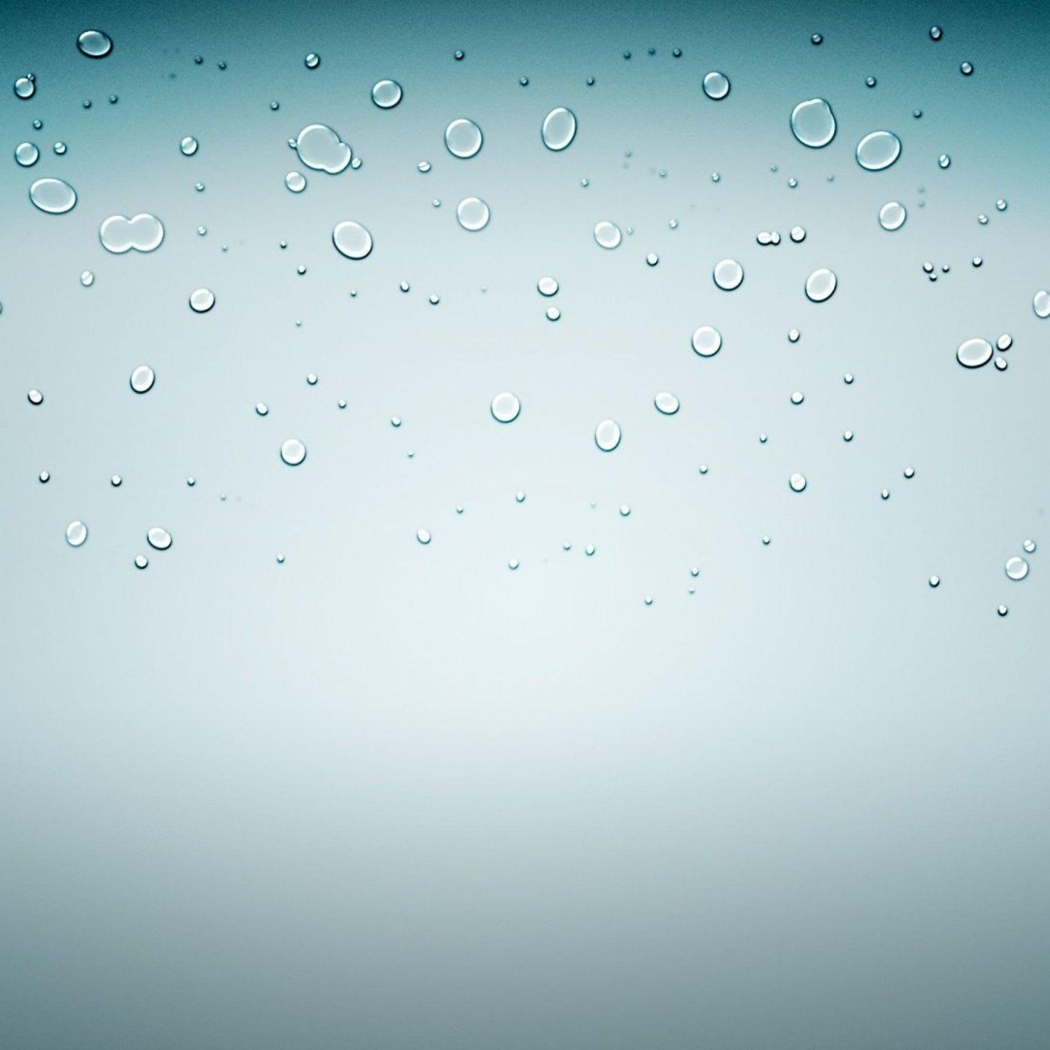 Technology, Water Drops On Glass Wallpaper Design 2048x2048Px