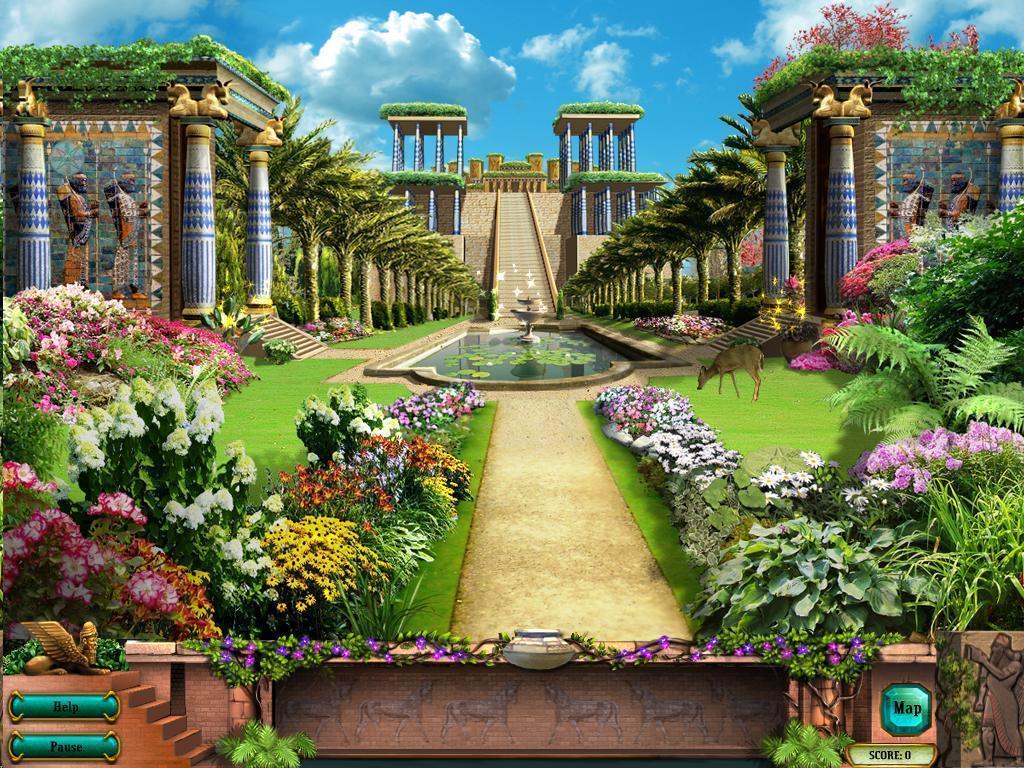 Pix For > Hanging Gardens Of Babylon Wallpaper