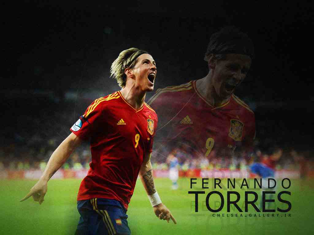 Football Super Star Player: Fernando Torres New HD Wallpaper 2012
