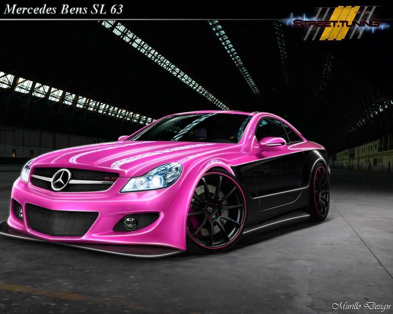 Mercedes SL 63 Pink