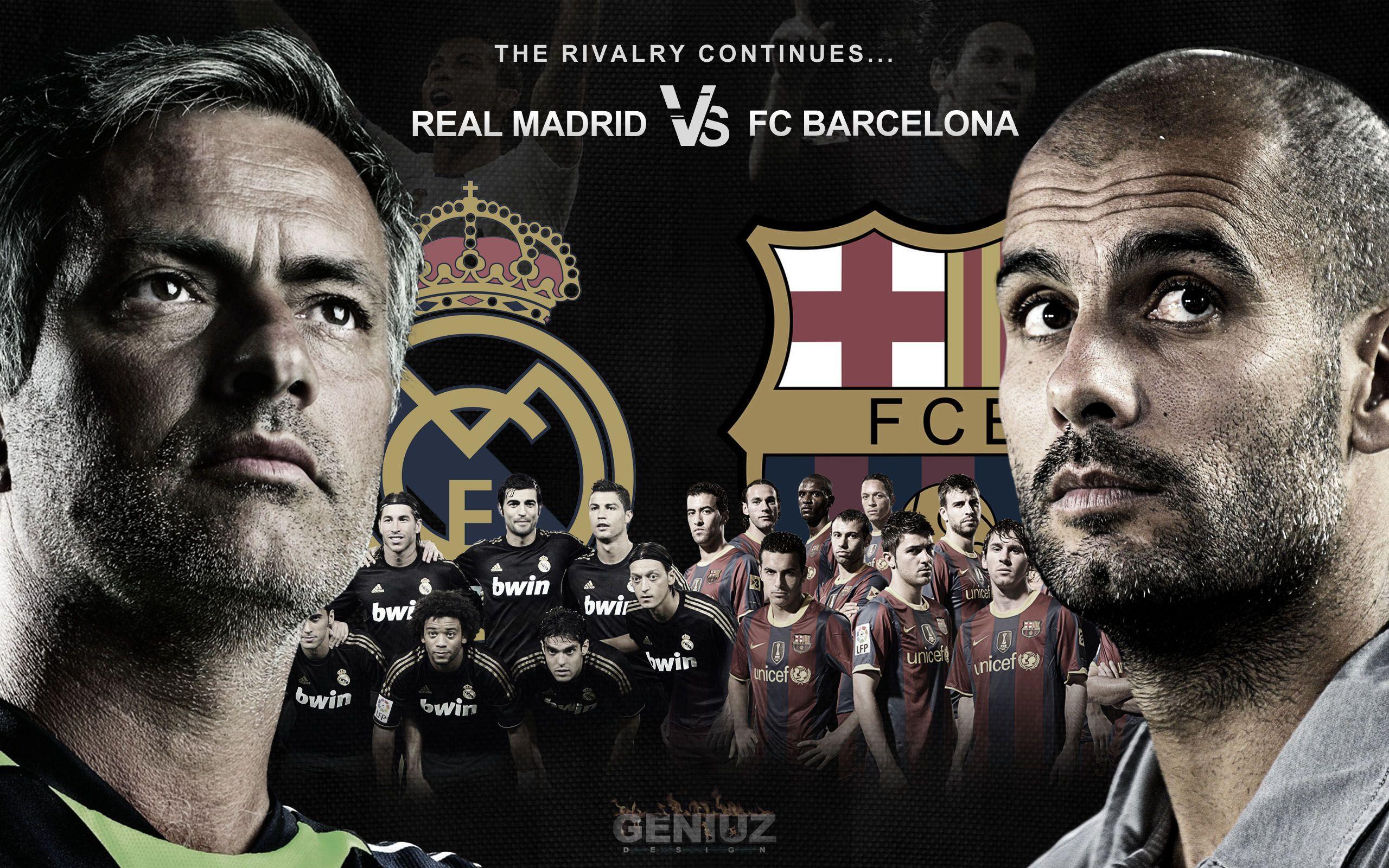 Real Madrid vs FC Barcelona Wallpaper 2560x1600. Hot HD Wallpaper