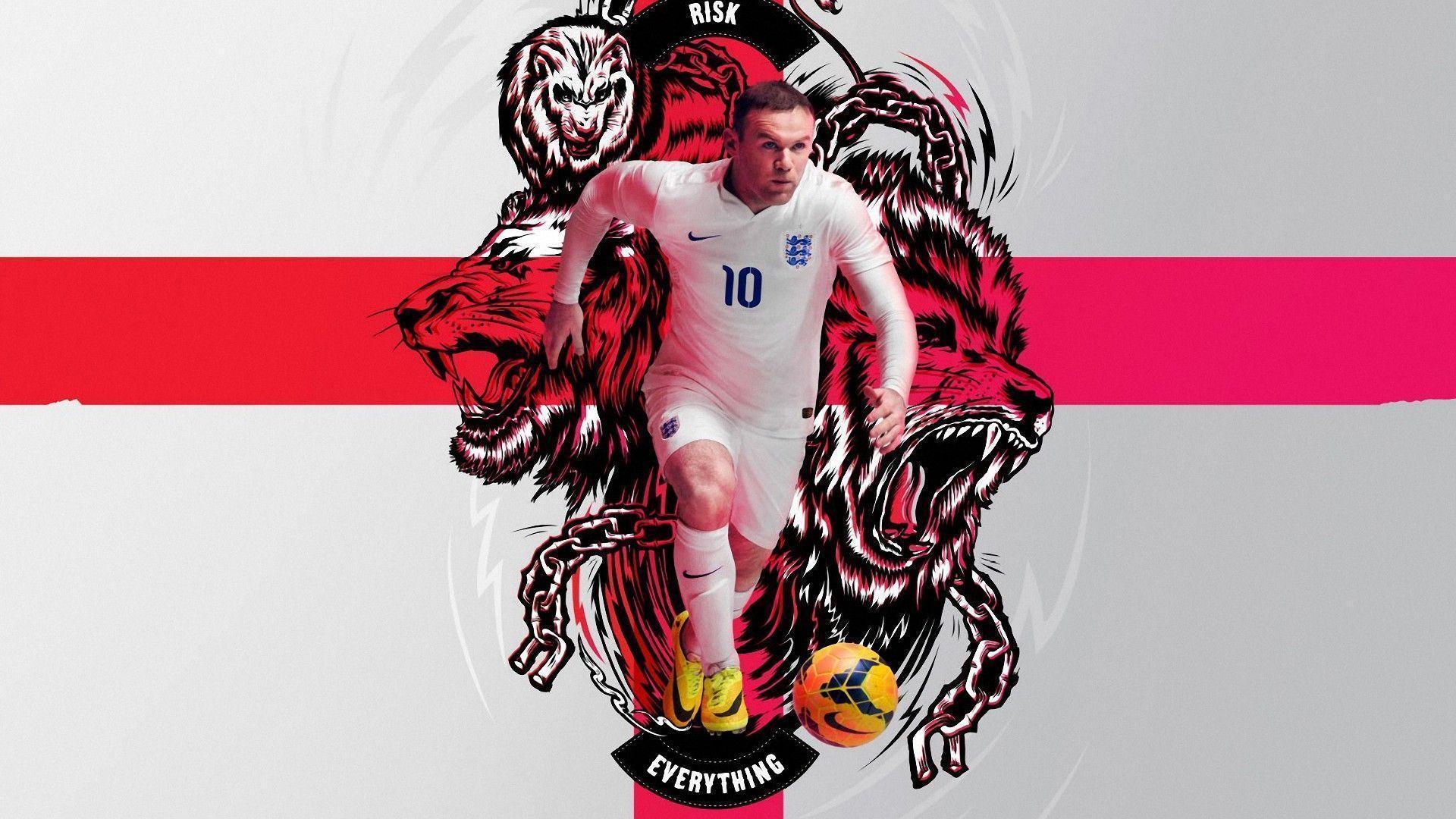 Rooney 2014 England Nike Risk Everything Wallpaper Wide or HD