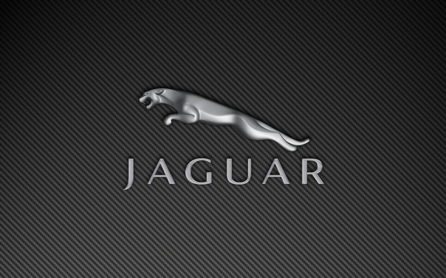Jaguar Leaper Logo Carbon Fiber Wallpaper 1440×900. darelparker