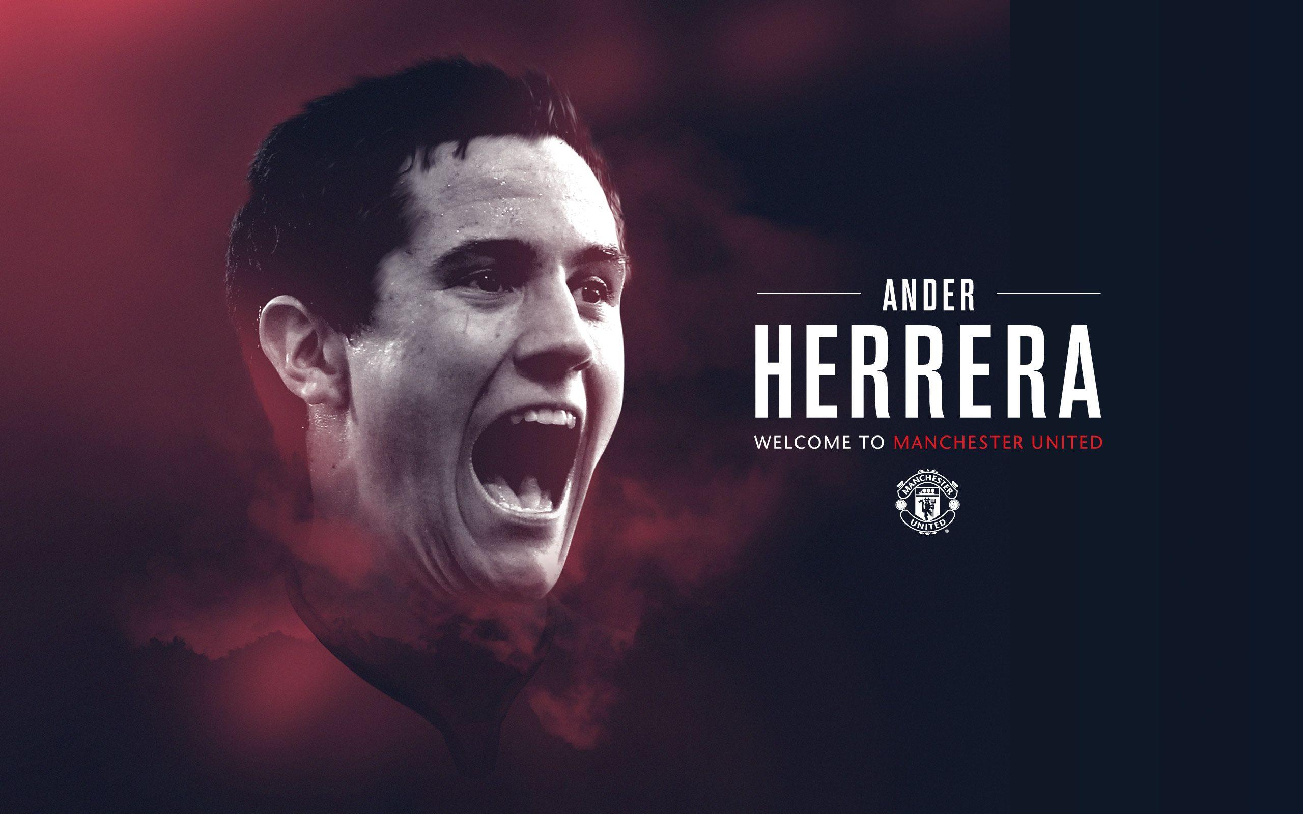 MUFC Ander Herrera football high definition desktop wallpaper