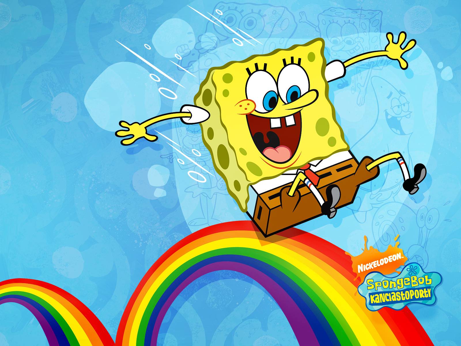 Spongebob Squarepants Rainbow Wallpaper Free For Android