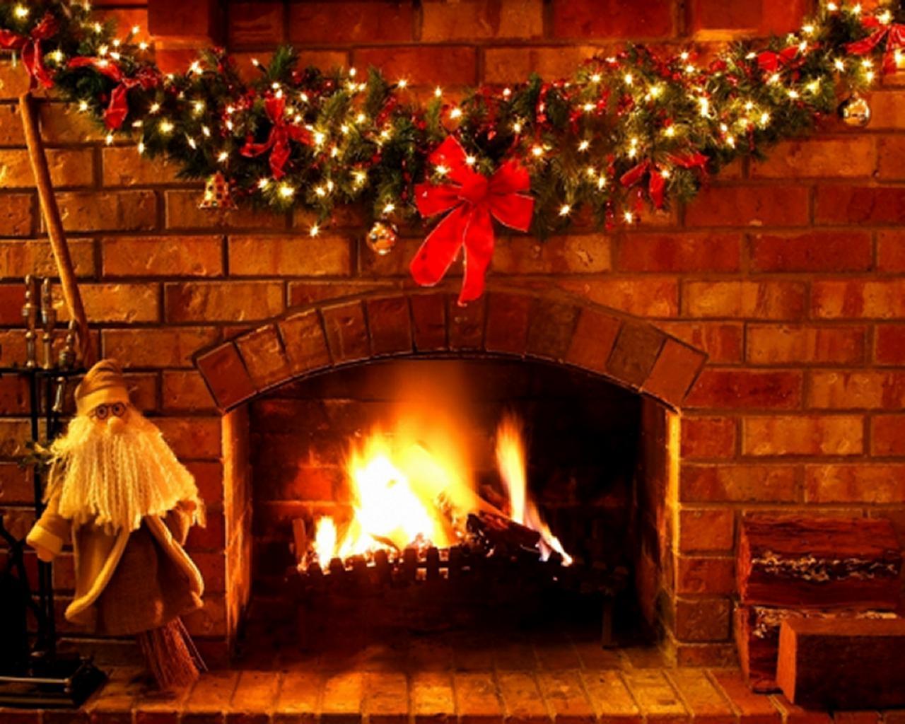 Xmas Stuff For > Christmas Fireplace Screensaver