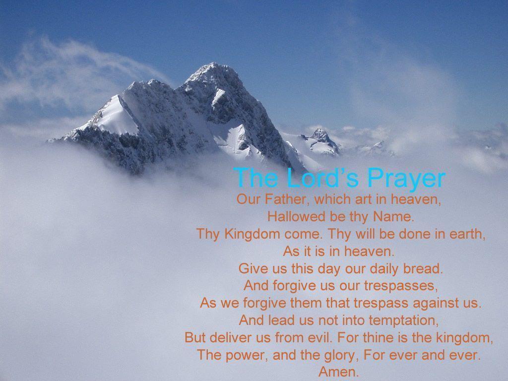 The Lord&;s Prayer is a great prayer. how to pray