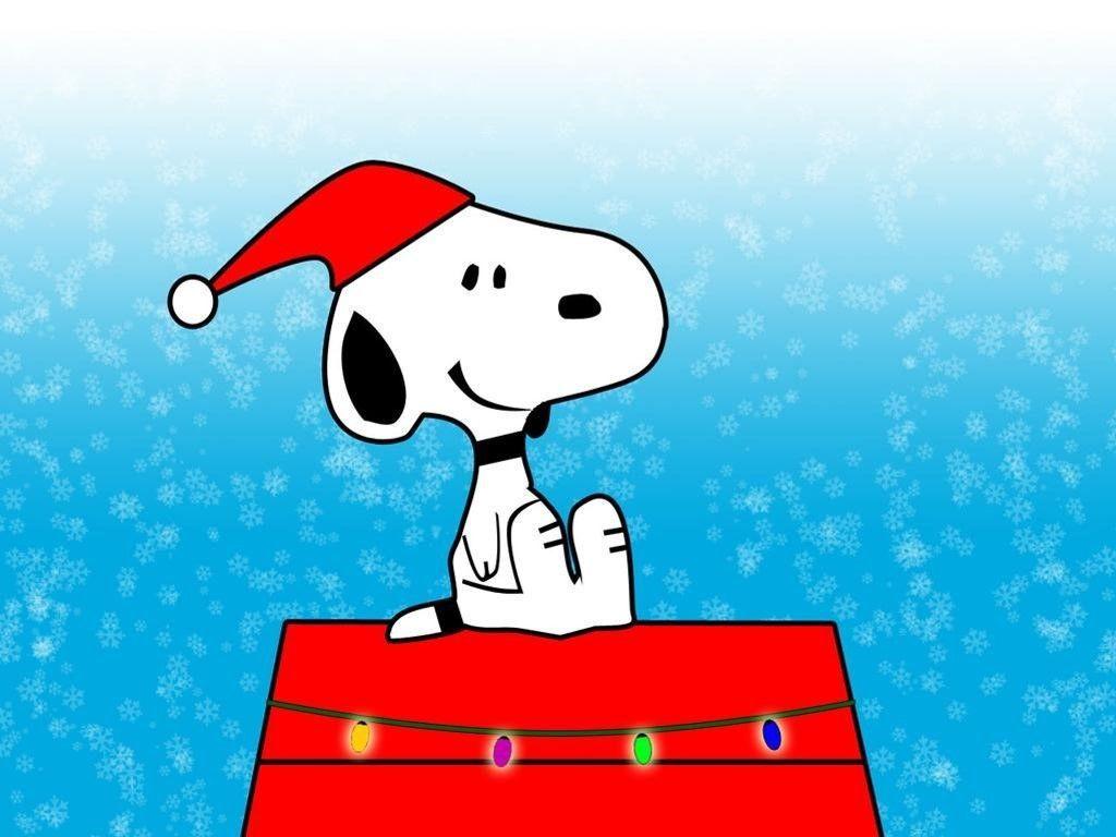Wallpaper For > Snoopy Christmas Wallpaper