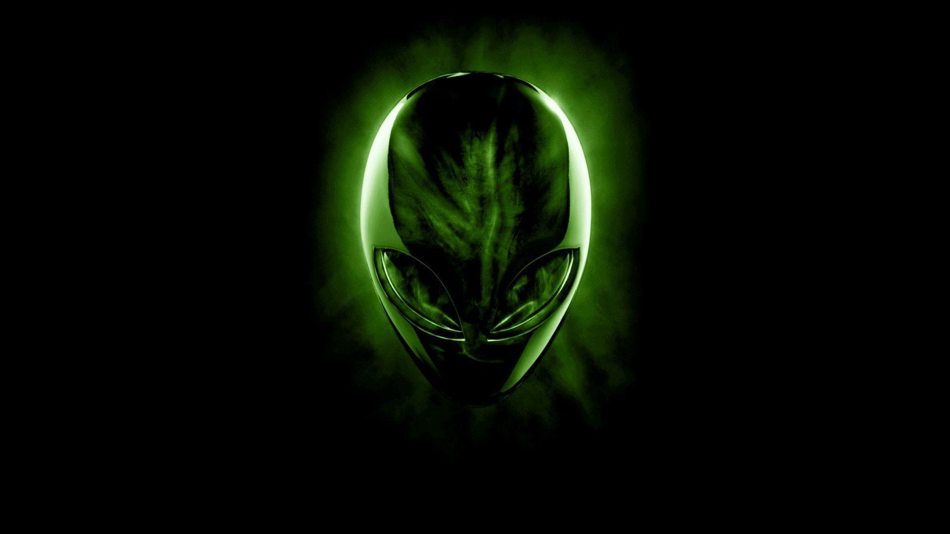 Green Alienware Background Wallpaper HD