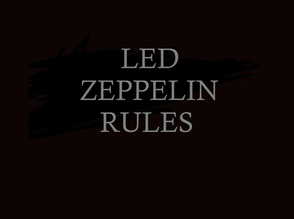Led Zeppelin Rules wallpaper