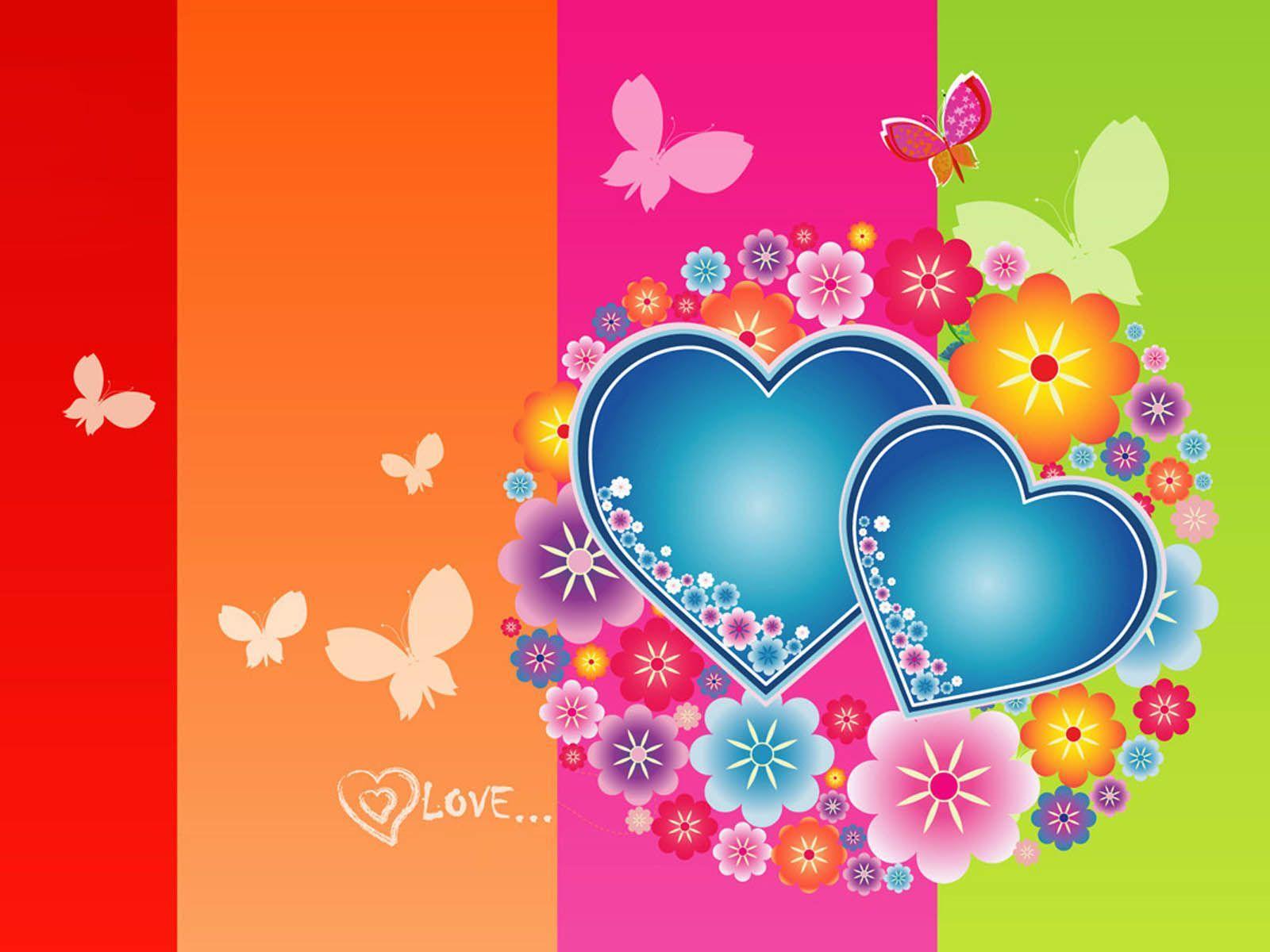 Love Heart Wallpaper Background. quotes