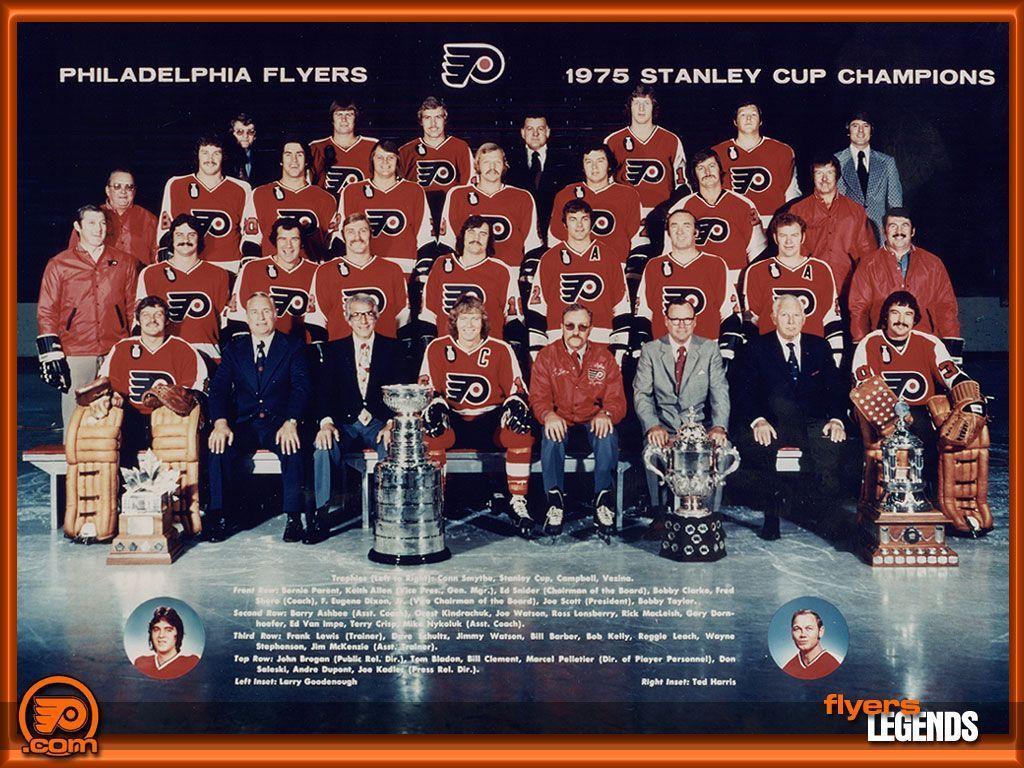 Philadelphia Flyers 1975 Stanley Cup Desktop Wallpaper