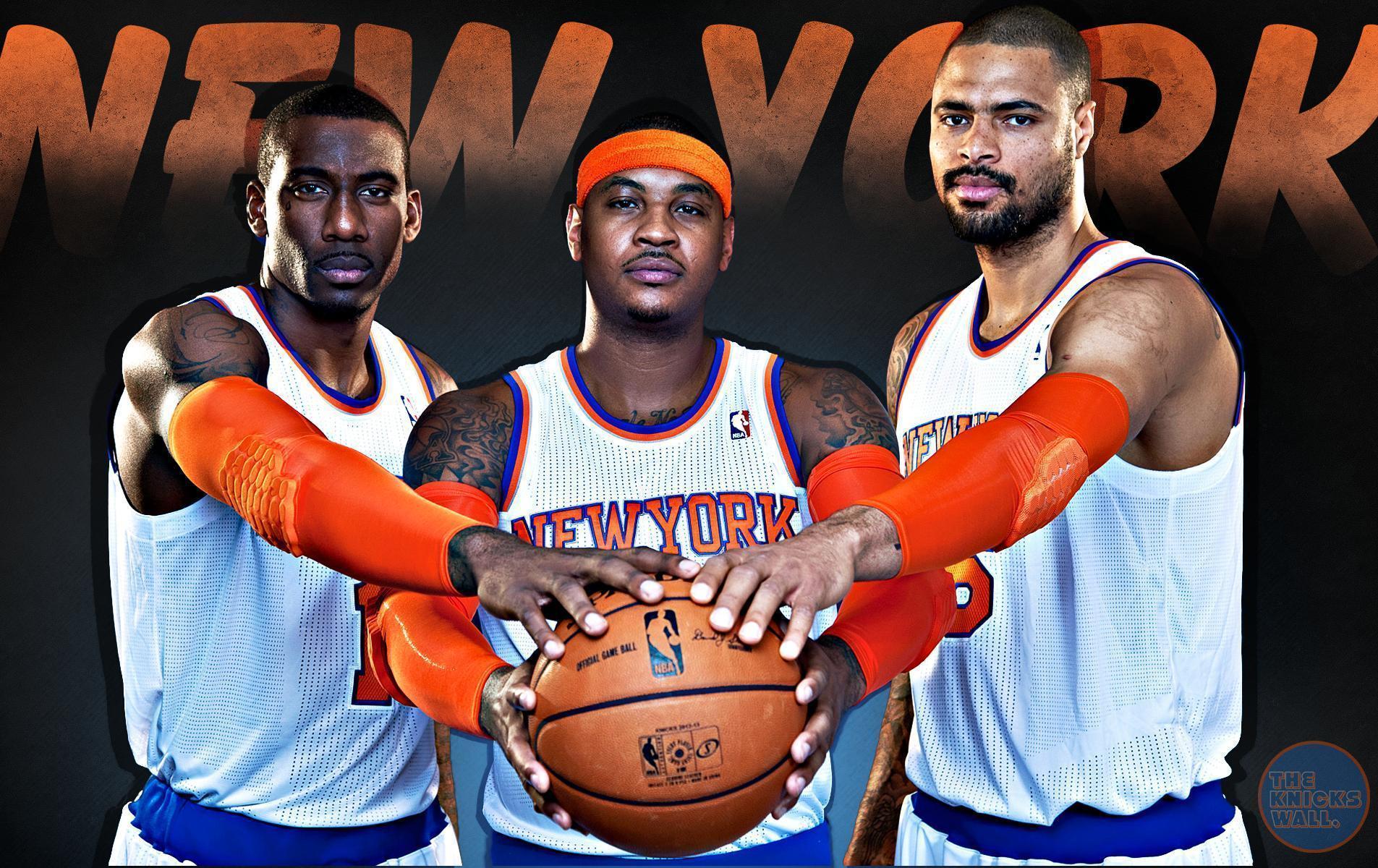 Carmelo Anthony, Amare Stoudemire and Tyson Chandler Wallpaper