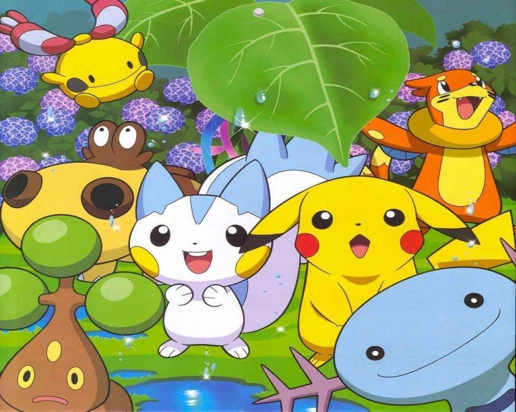 download 1920x1200 pikachu, pokemon, smiling, cute on cute pokemon kawaii wallpapers