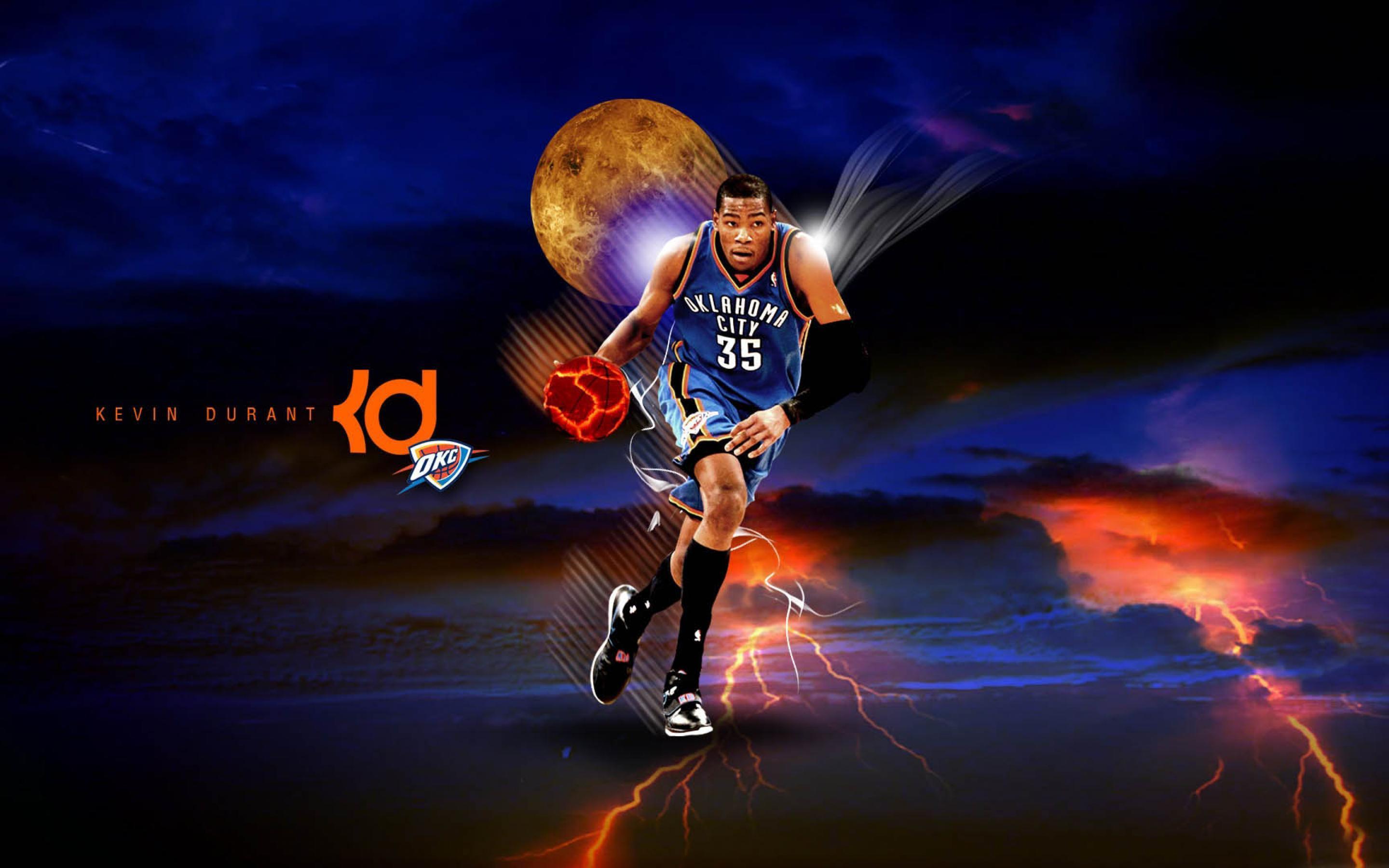 Kevin Durant Oklahoma City Thunder Wide or HD. Male Celebrities