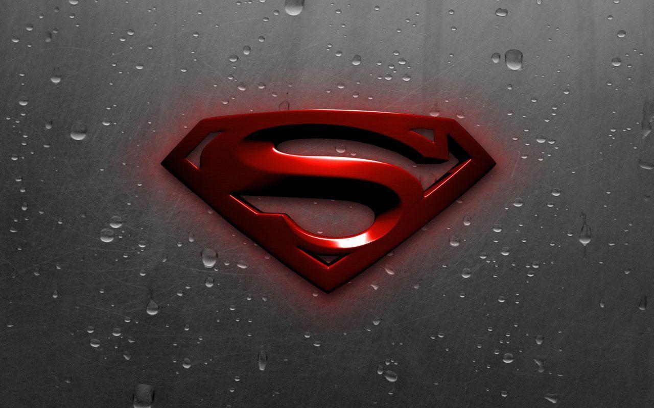 3D Wet Superman Logo Wallpaper, 3D and CG HD wallpaper, Abstract
