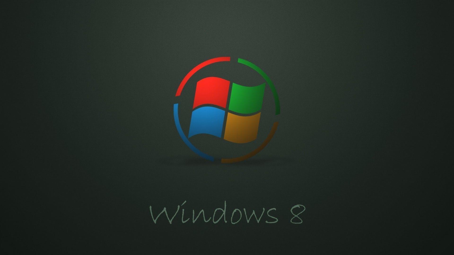 Windows 8 Brand Logo Design Background HD Wallpaper Image 64914