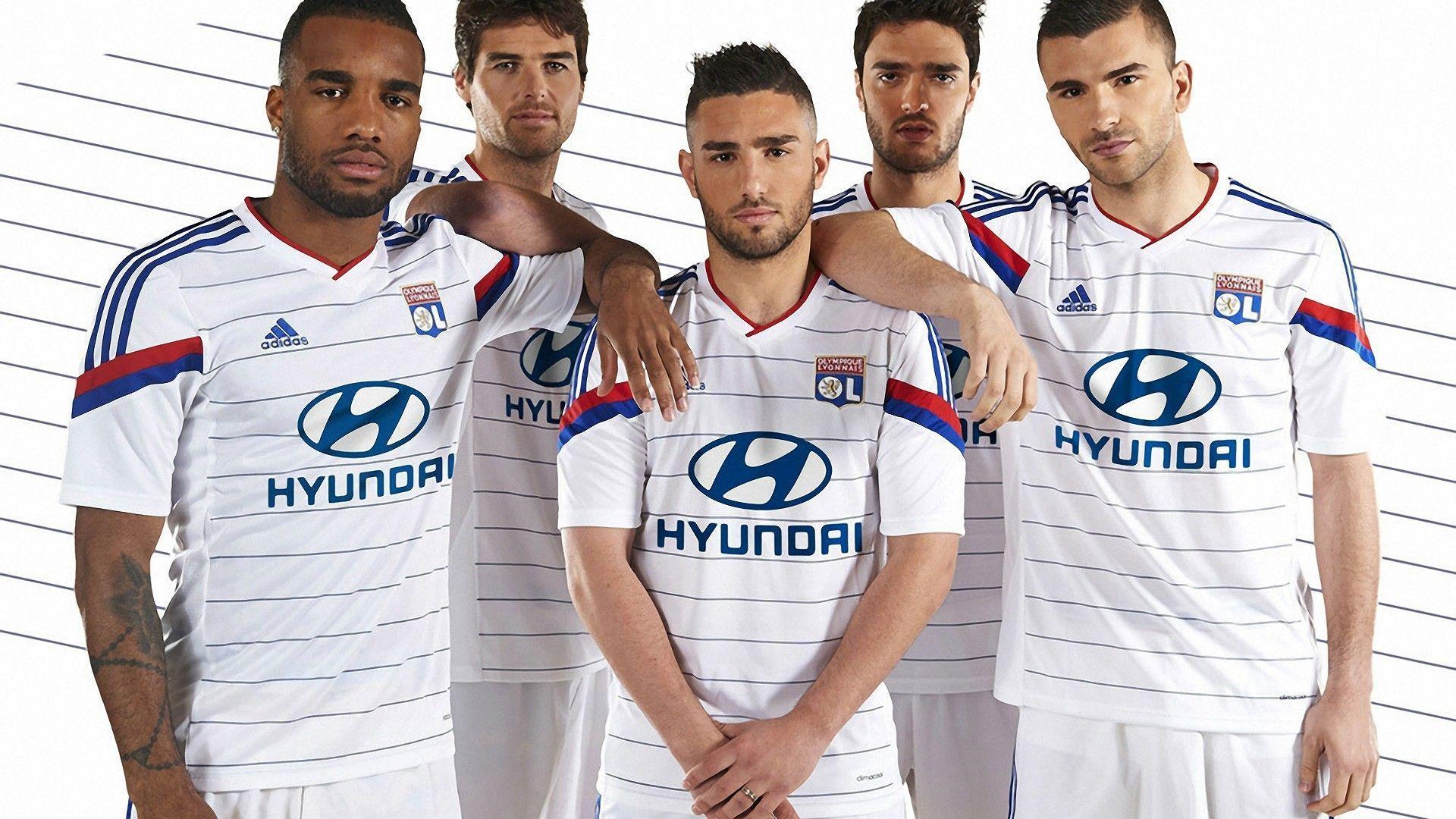 Olympique Lyonnais Jersey 2014 2015 Adidas Home Kit Wallpaper Wide