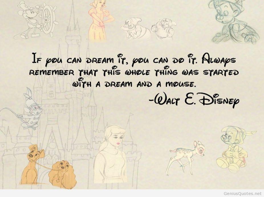 Walt Disney quote HD wallpaper free