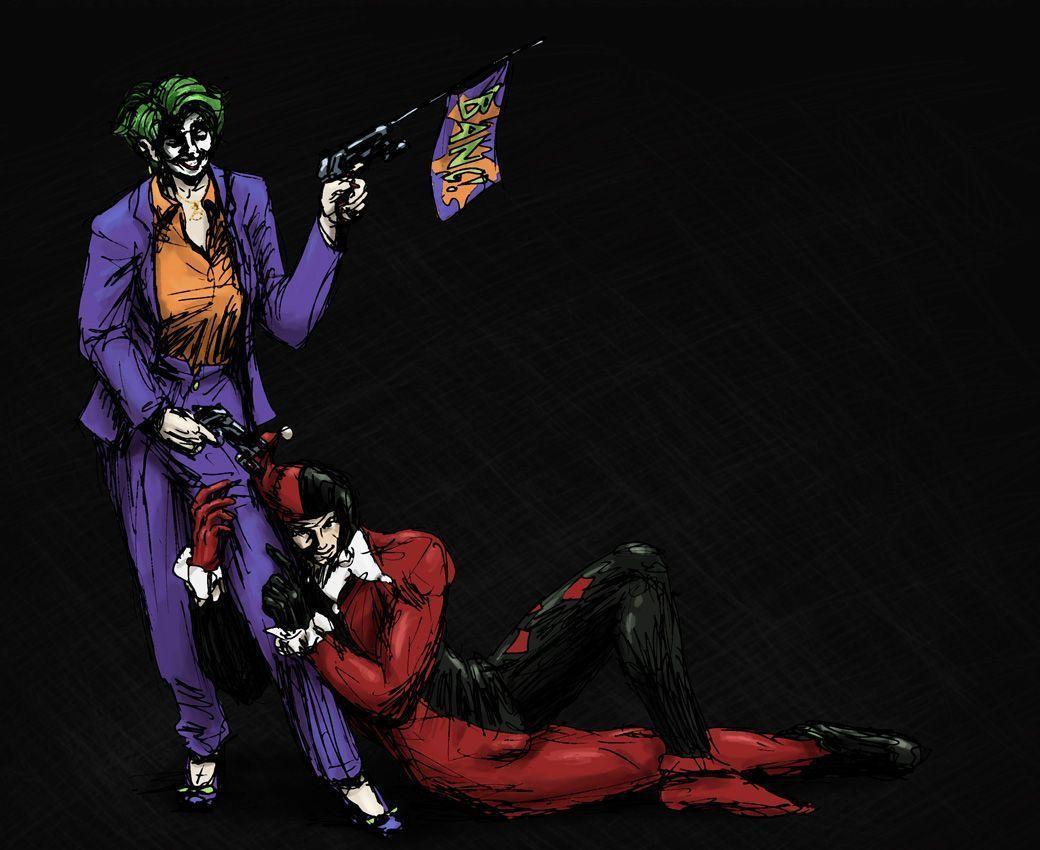 Harley Quinn And The Joker Wallpaper