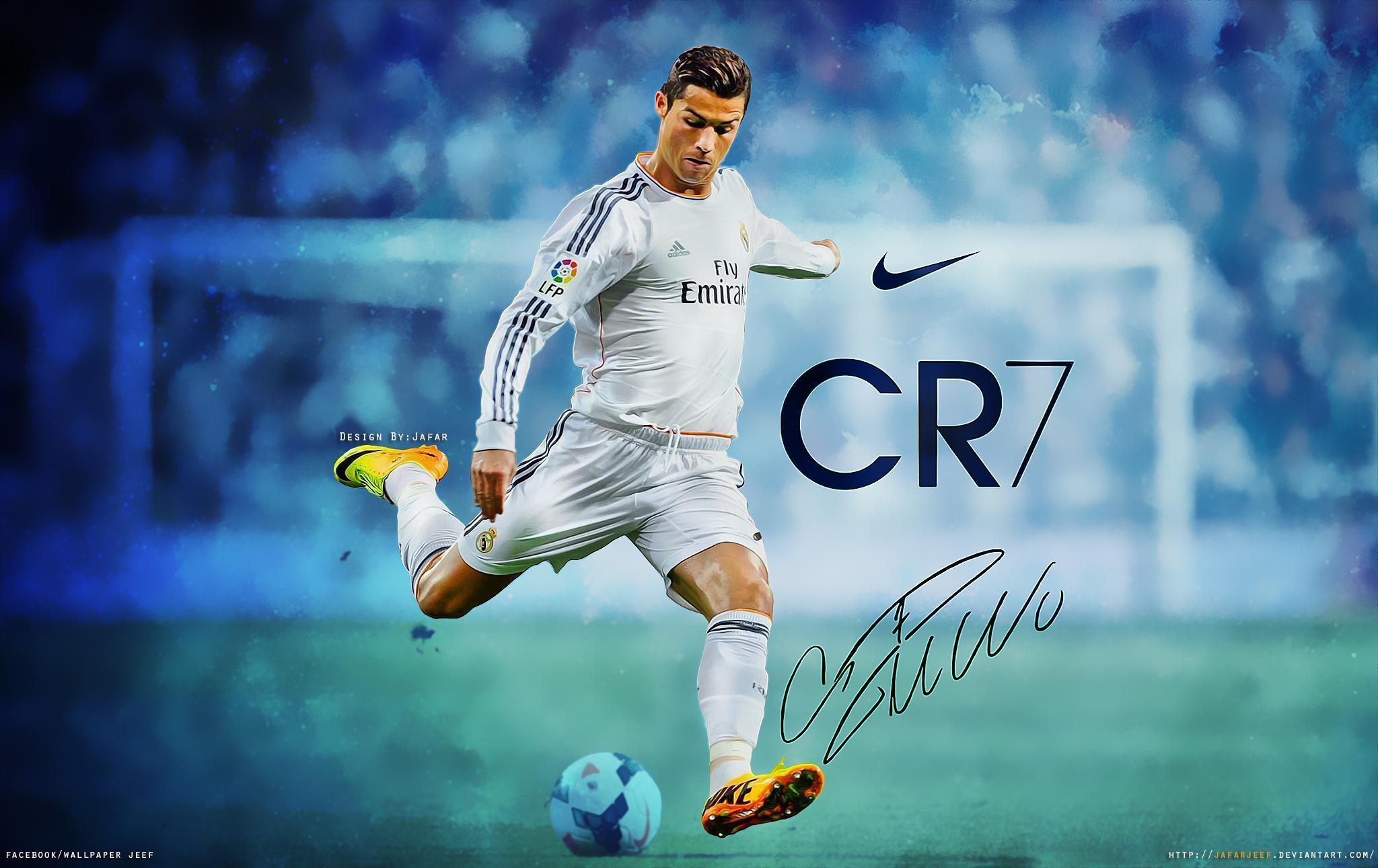 HD Cristiano Ronaldo Real Madrid 2014 Wallpaper
