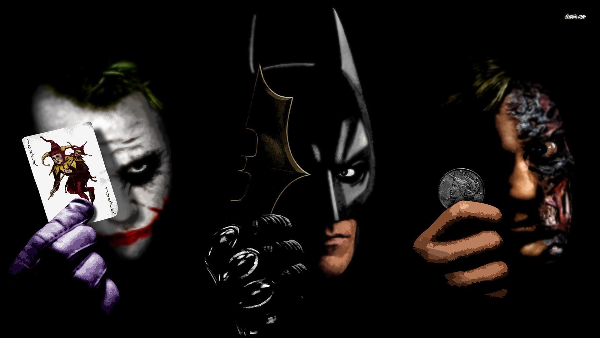 Joker, Batman and Two Face wallpaper wallpaper - #