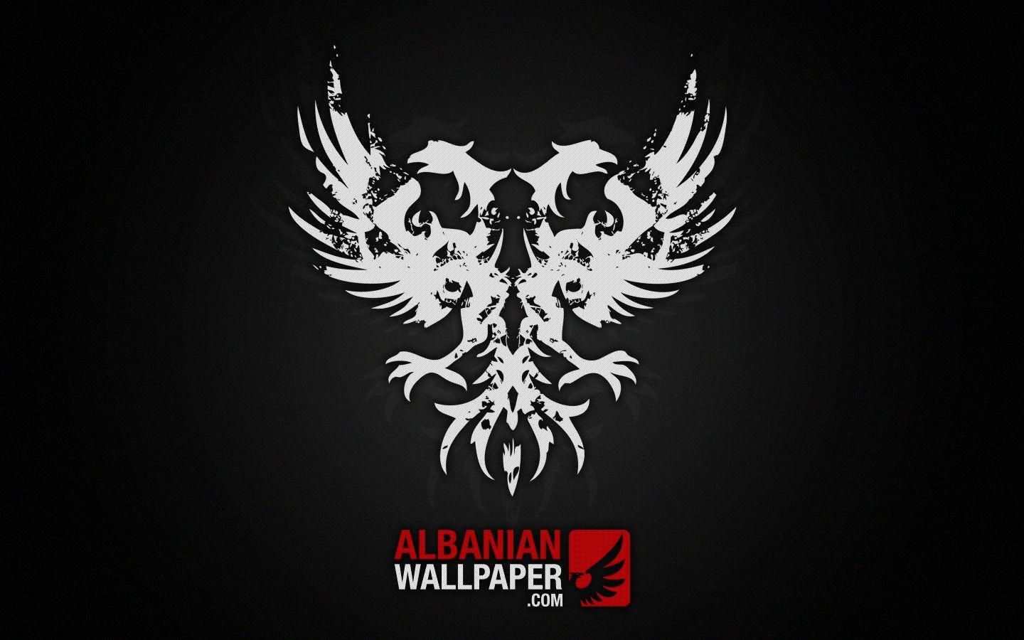Albanian Eagle Inkblot Grunge wallpaper