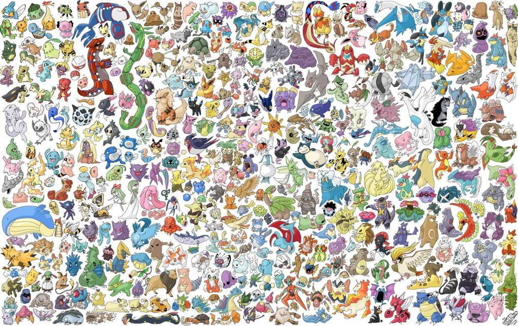 Download Pokemon Collection Htc Wallpaper 1023x645. Full HD