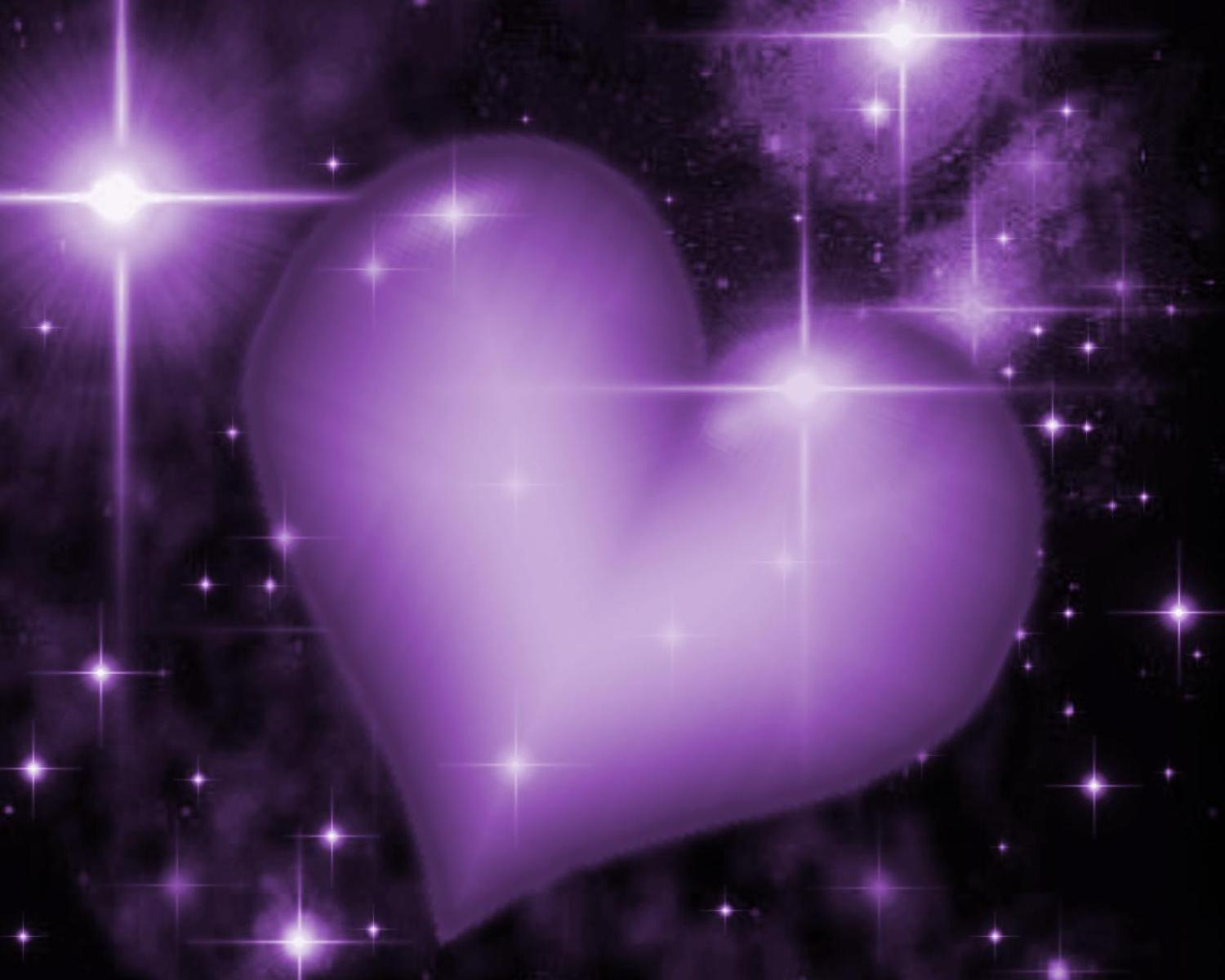 Cute Hearts Wallpaper Cute Purple Heart For Desktop Wallpaper