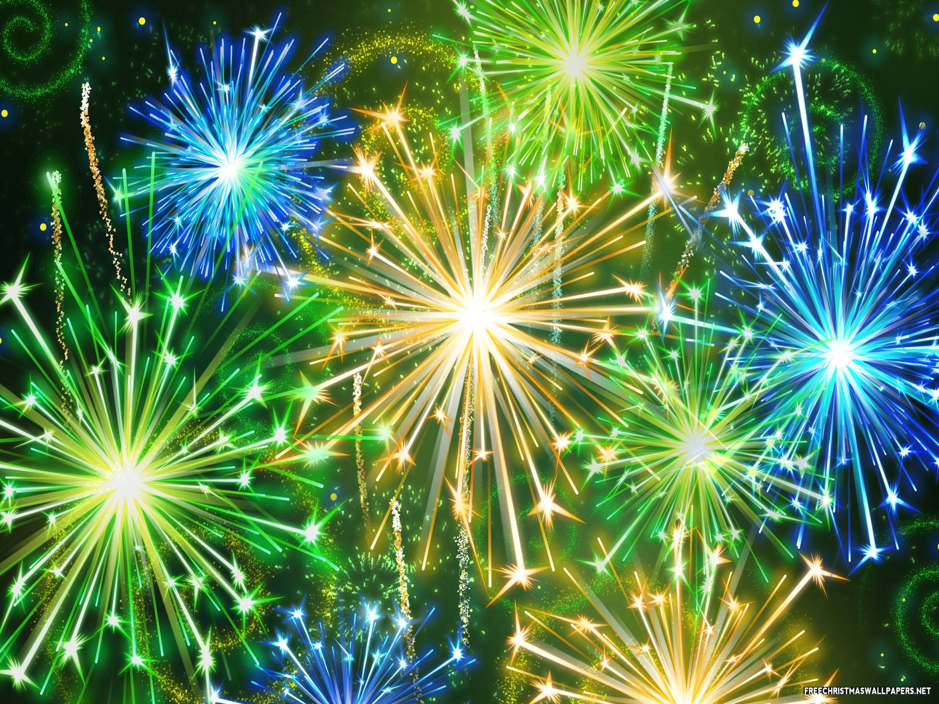 New Years Eve Fireworks Wallpaper