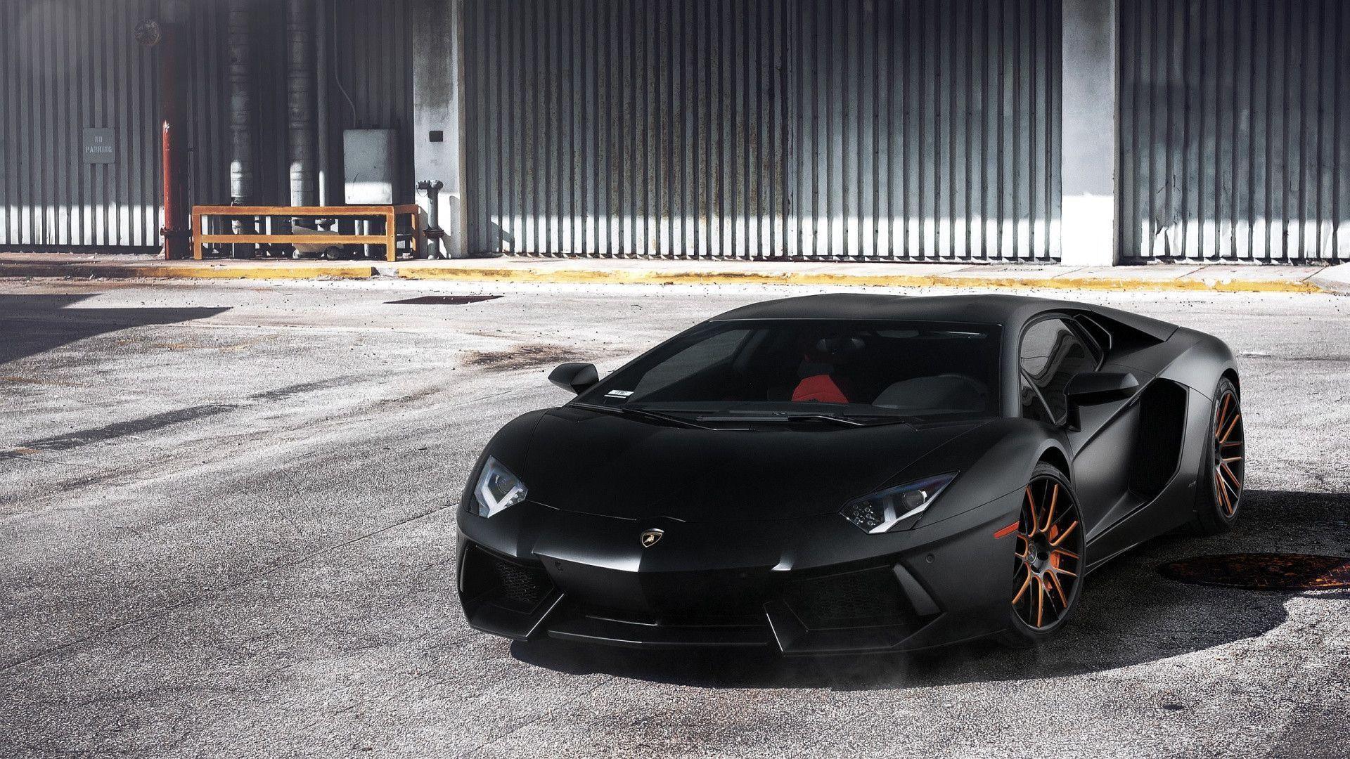 Lamborghini Aventador Black wallpaper