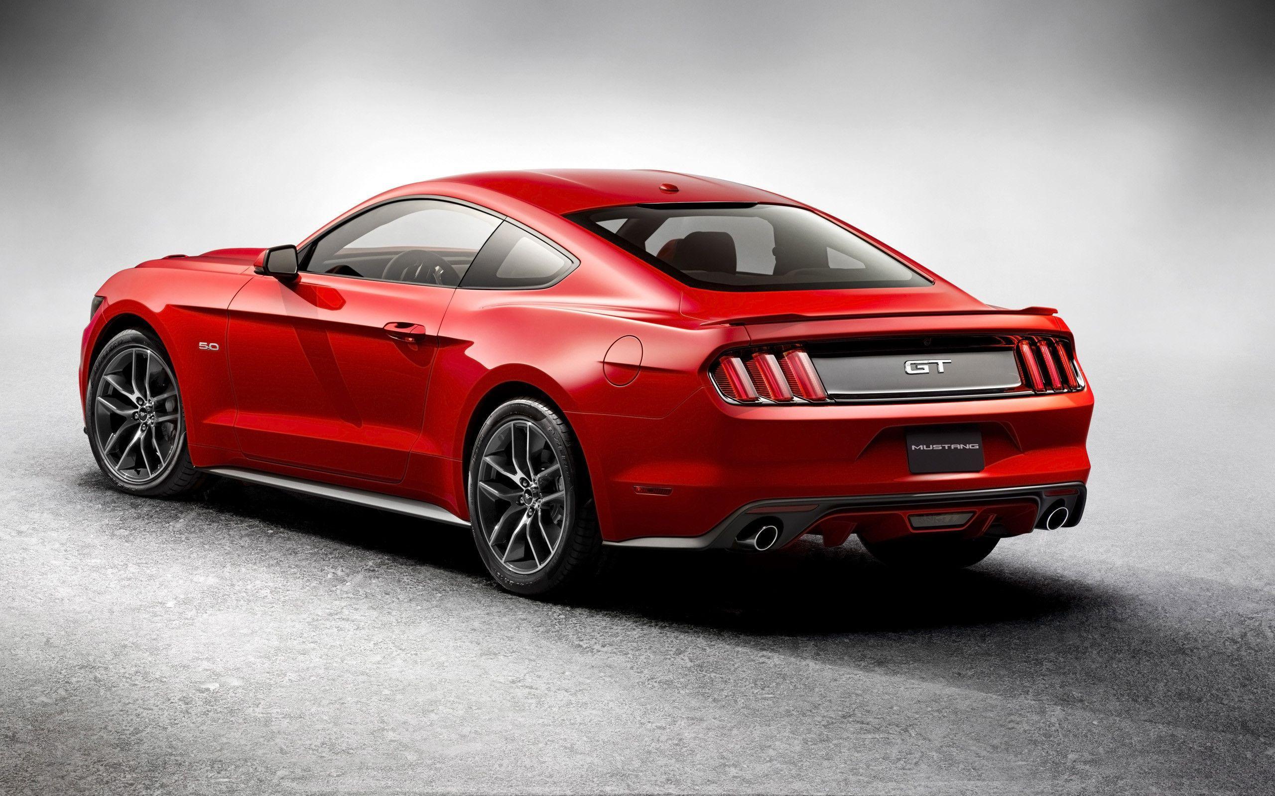 Ford Mustang Back Side. HD Car Wallpaper