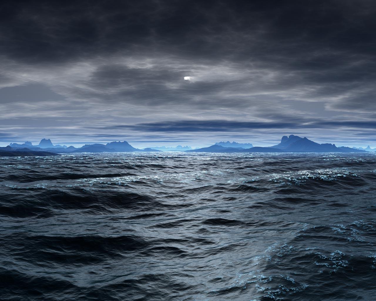Stormy Ocean Wallpaper Desktop Background