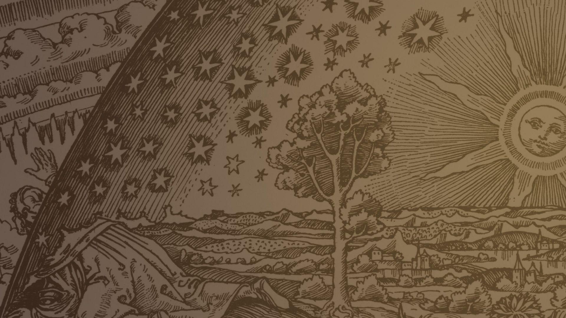 Weekly Wallpaper: Old school maps and sky charts