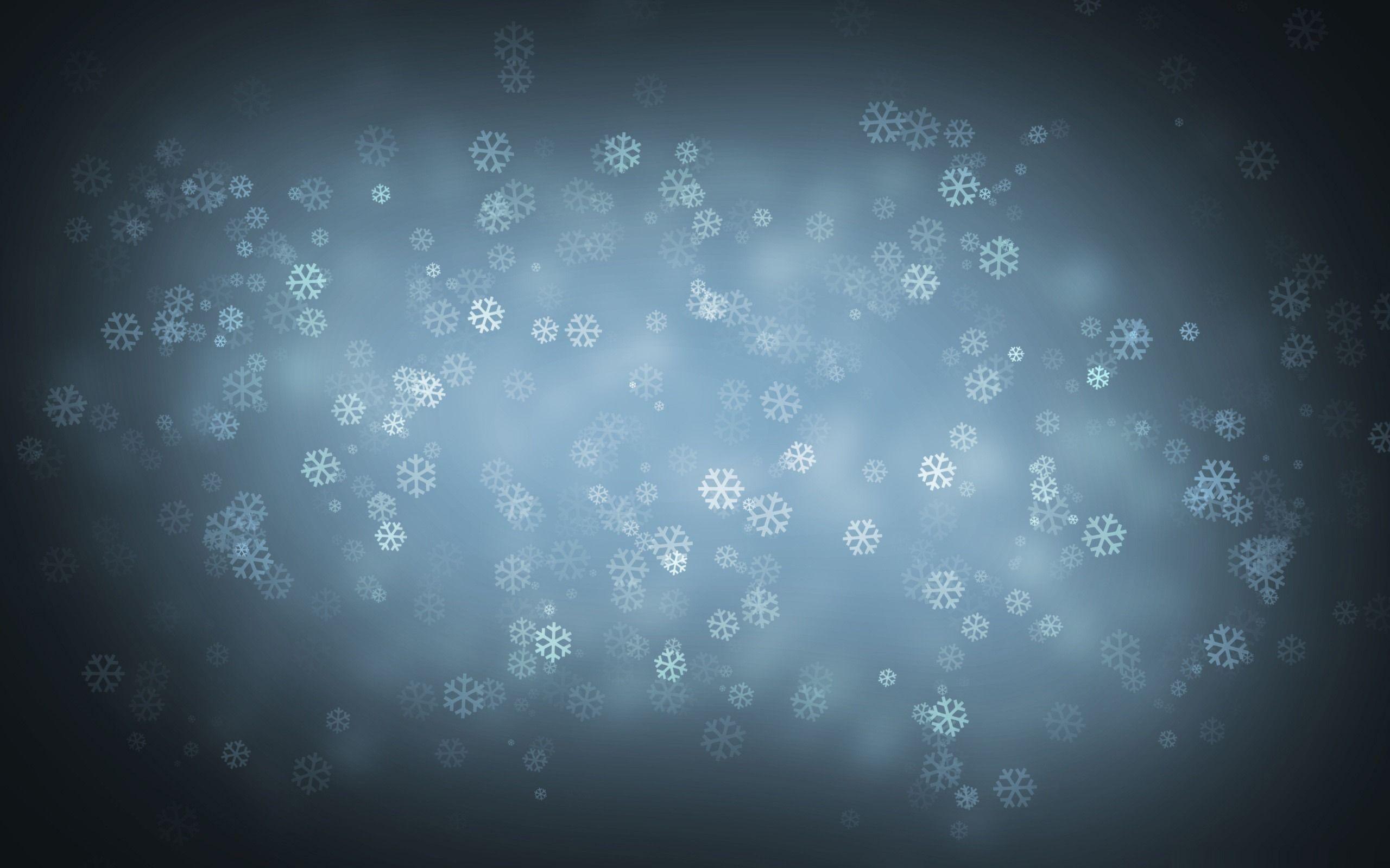Snowflakes Background Winter Theme Desktop Wallpaper