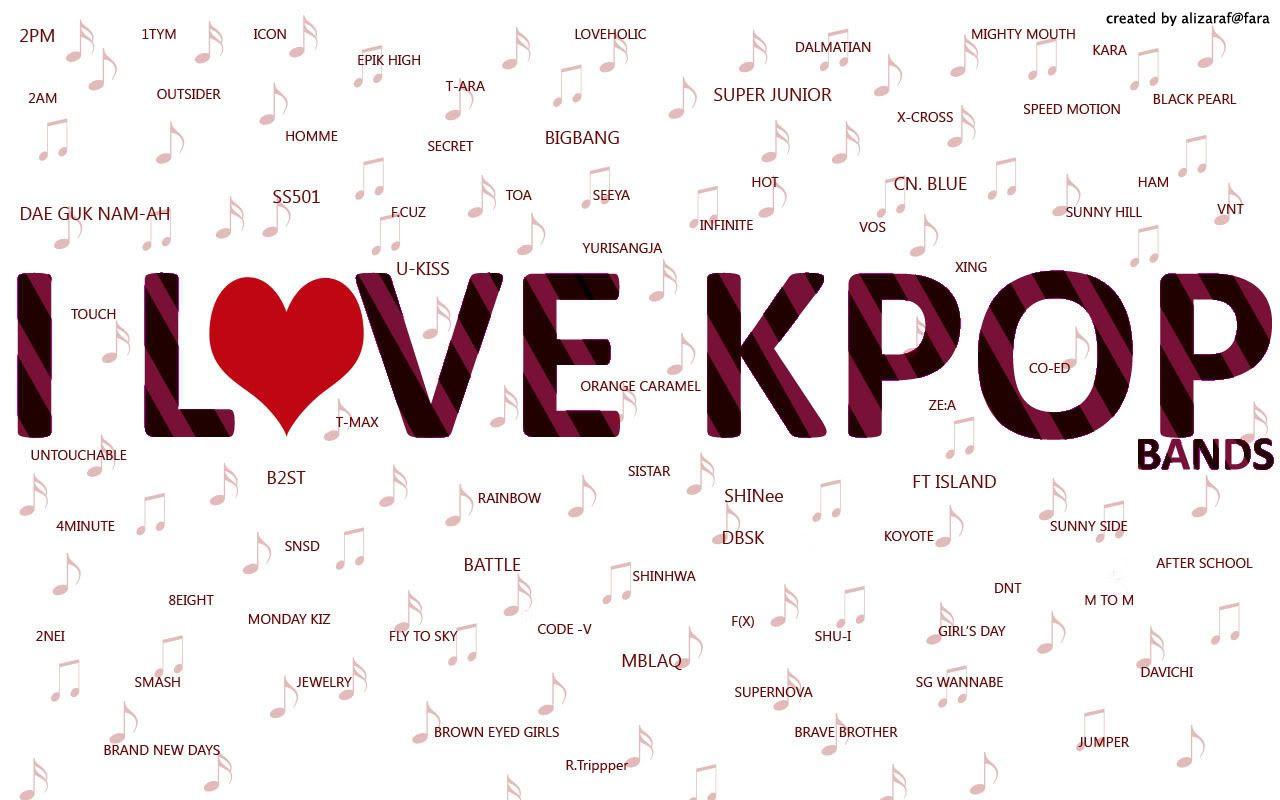 Gallery For > Kpop Logo Collage