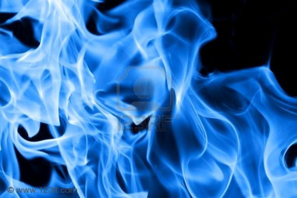 Cool Blue Flame Background Image & Picture