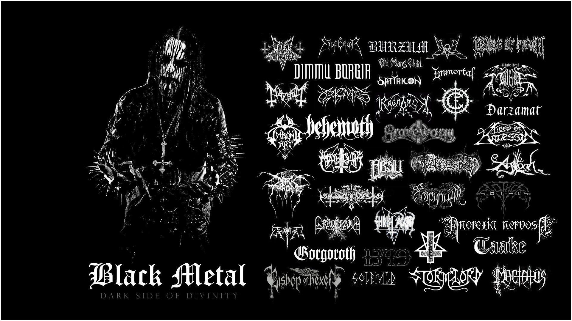 Wallpaper For > Black Metal Wallpaper Design