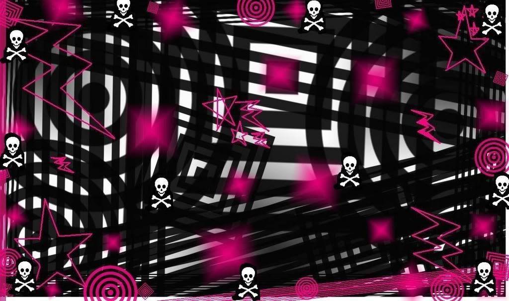 Punk. Background. Pink&&Black. Photo
