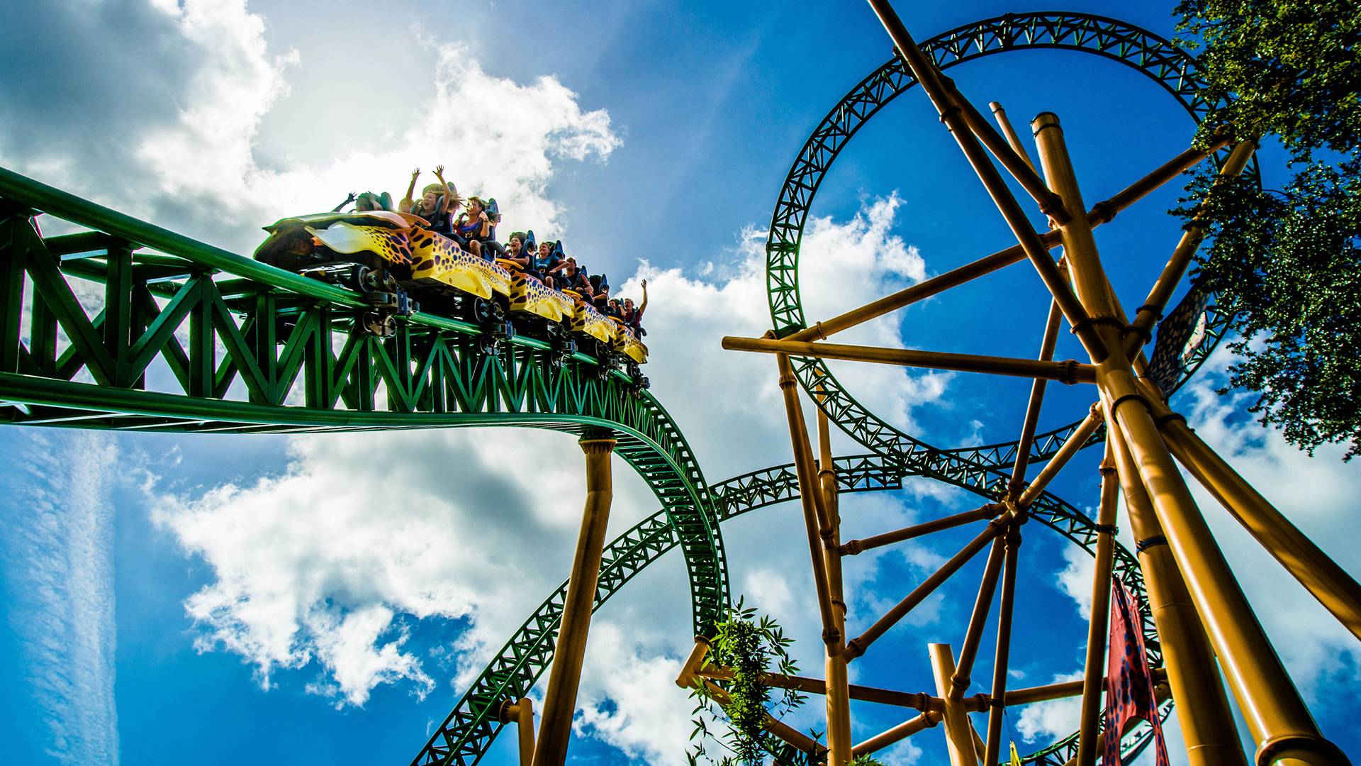 image For > Roller Coaster Wallpaper 1920x1080