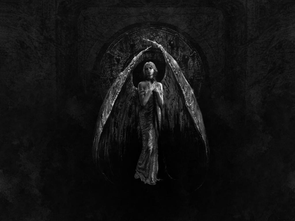 Angel In The Darkness Background. Free Background for Facebook