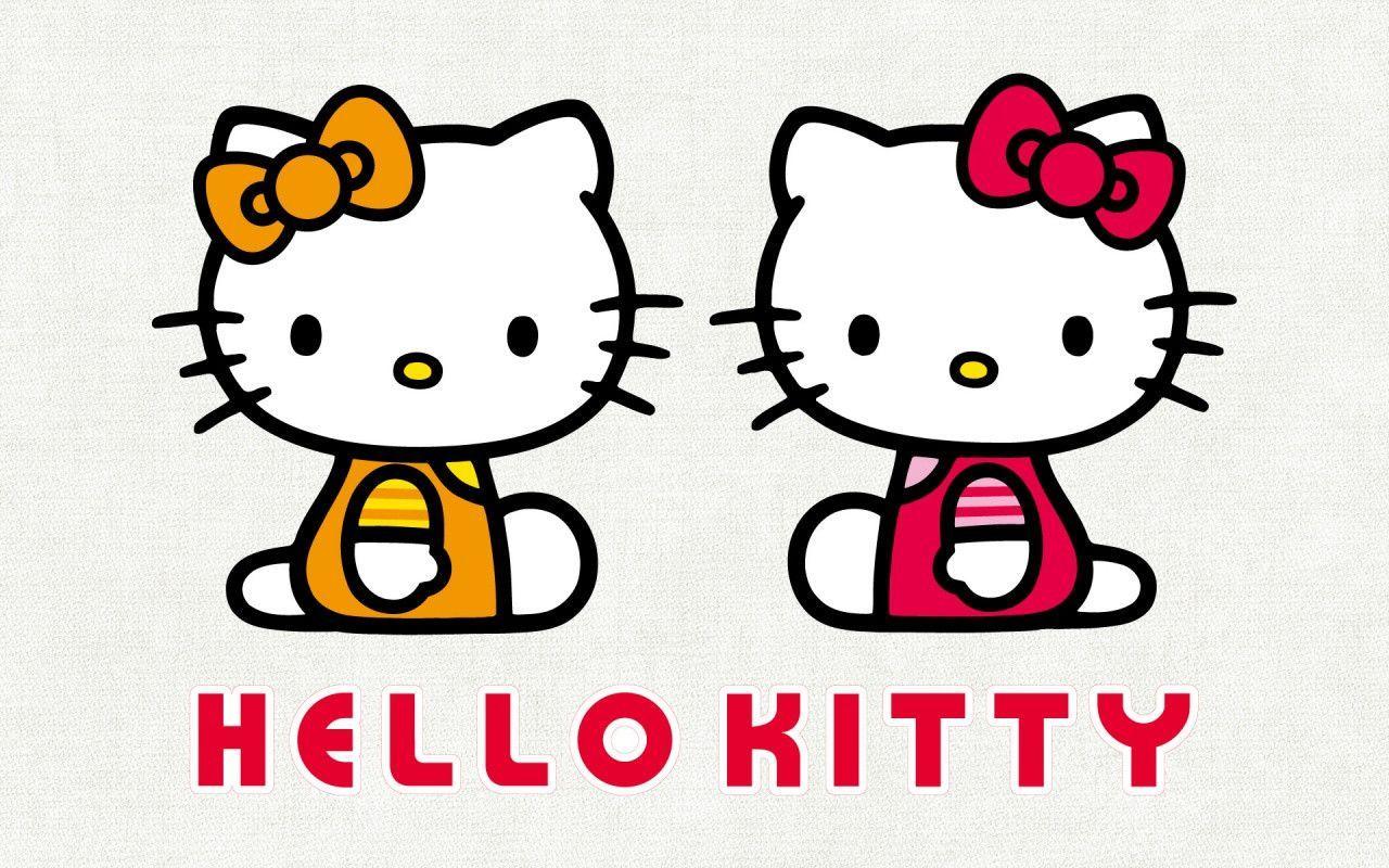 Hello Kitty friends in 1280x800 resolution Desktop Wallpaper