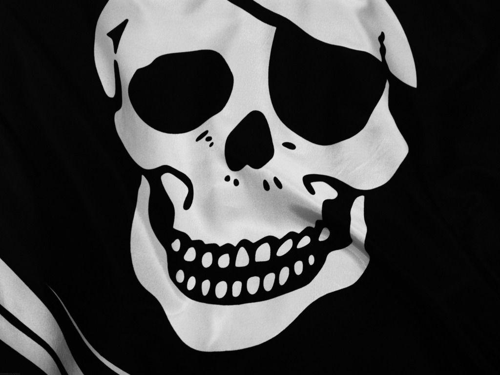 image For > Pirate Skull And Crossbones Wallpaper